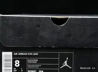 OG 17 Air Black Low Jordan Chrome 0628